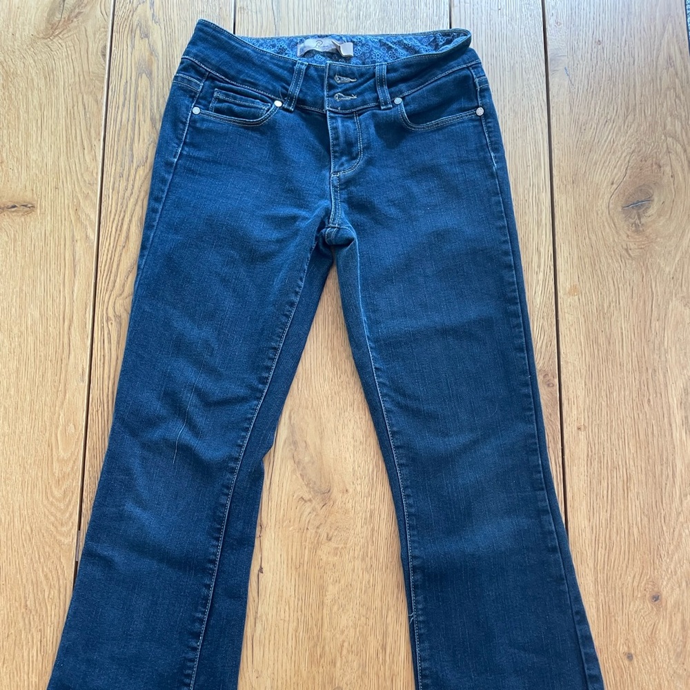 PAIGE Dark Blue Flare Jeans